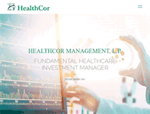 Tablet Screenshot of healthcormanagement.com